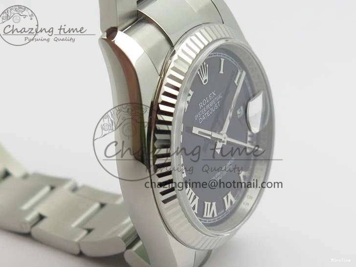 MiroTime 0501 Functional DateJust 36mm SS 116234 ARF 1:1 Best Edition Black Roman Dial On 904L SS Oyster Bracelet SA 3570